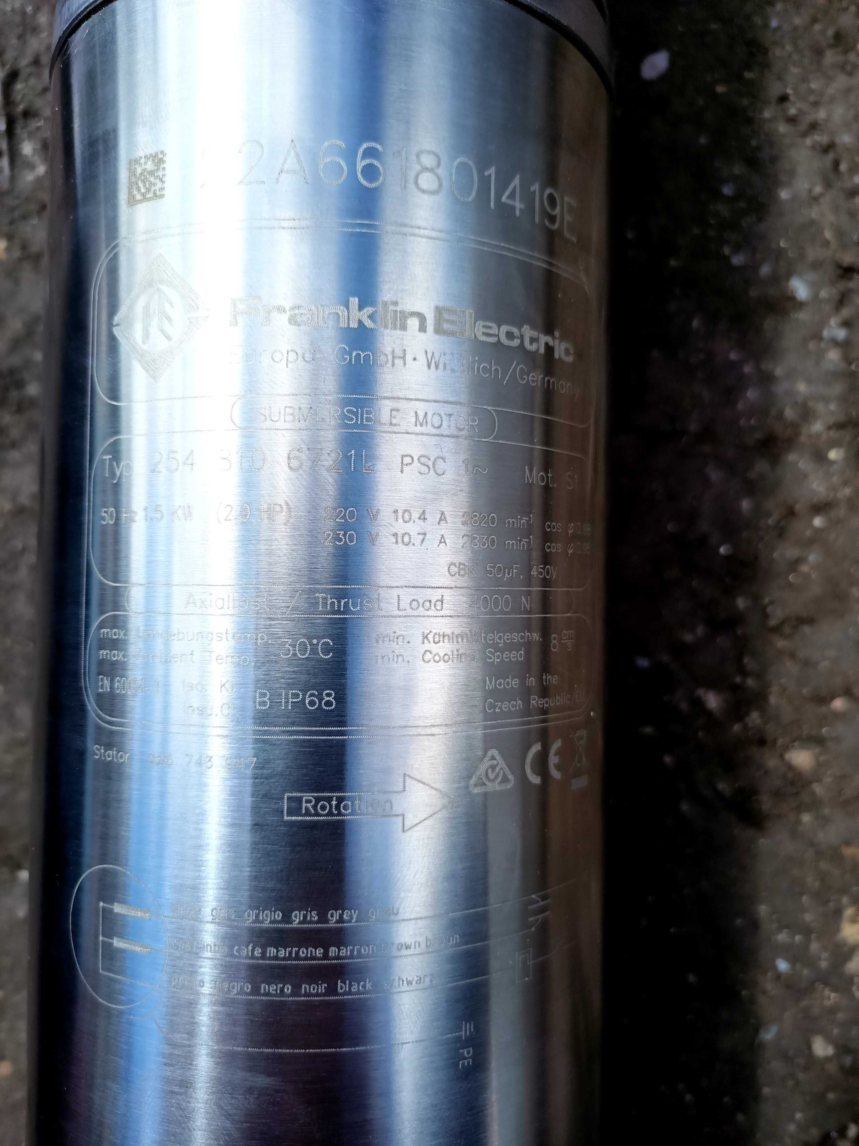 Bomba de furo ou poço até 100m