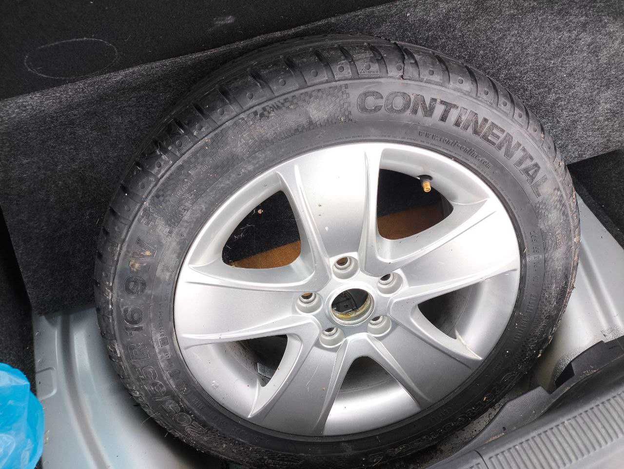 Koło zapasowe, nowe R16 5*112 oryginalne alufelgi  opona Continental