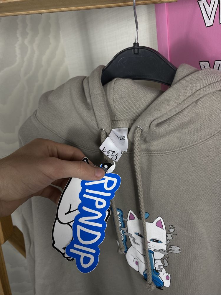 Ripndip puf puf hoodie кофта худі лого sb skate polar rap