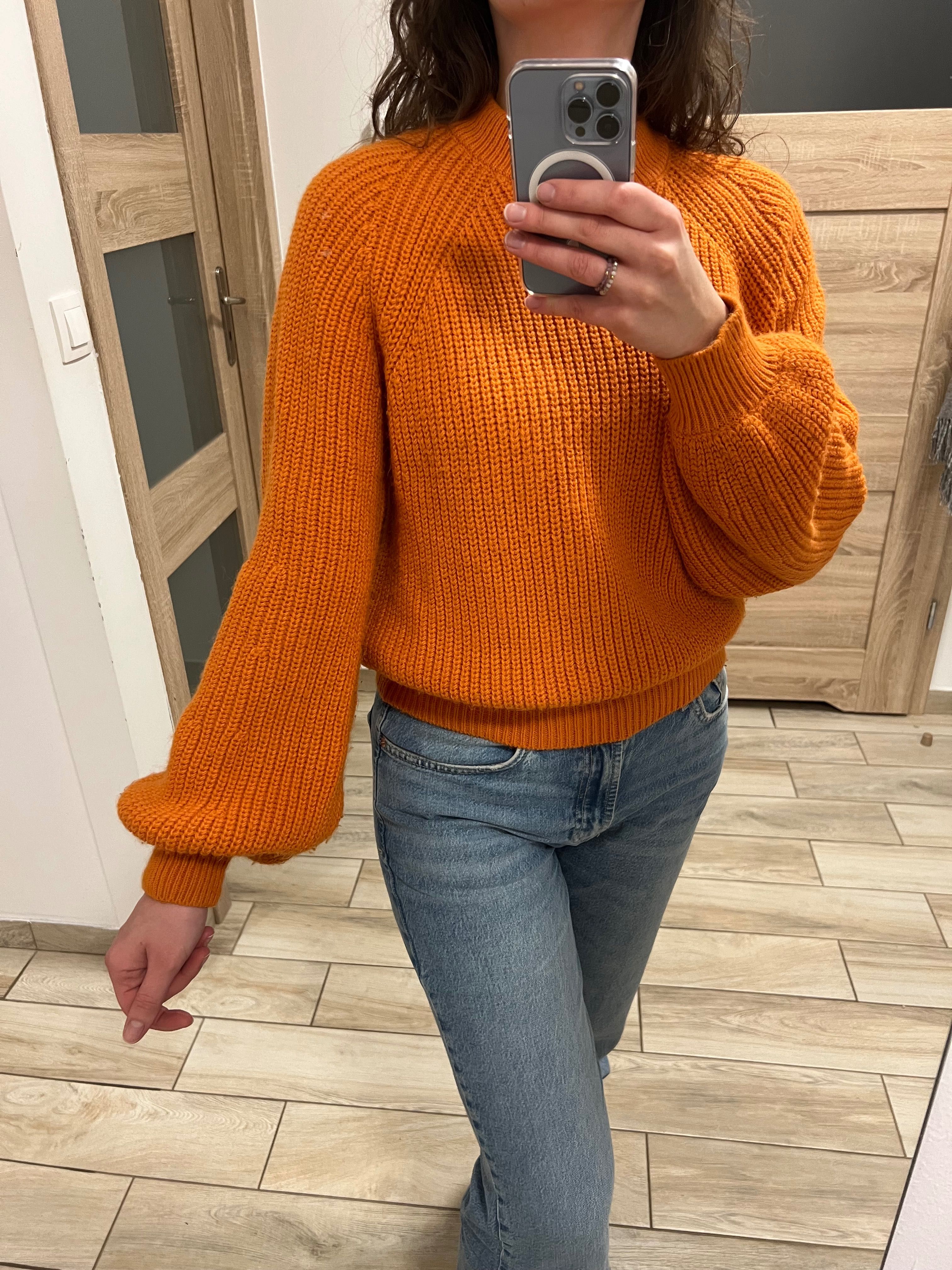 Sweter pomarańczowy Laurella