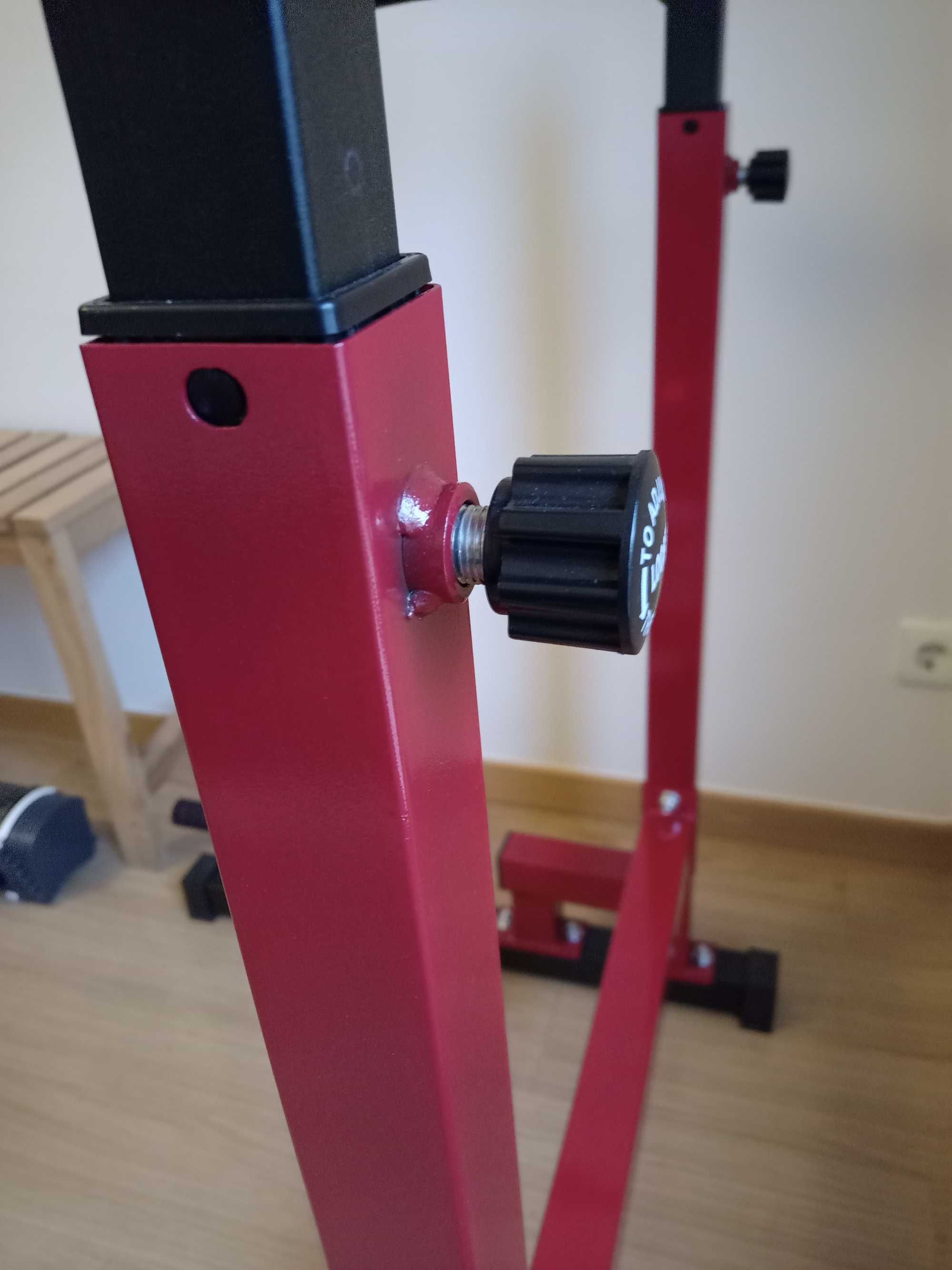 Barra de imersão multifuncional ,capacidade para 227 kg - Dip station