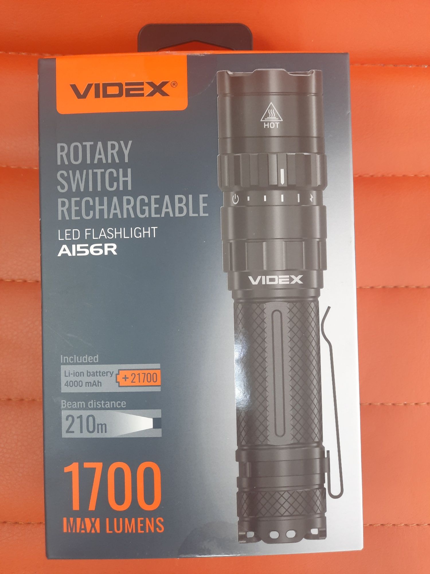 Ліхтарик ручний VIDEX VLF-A156R