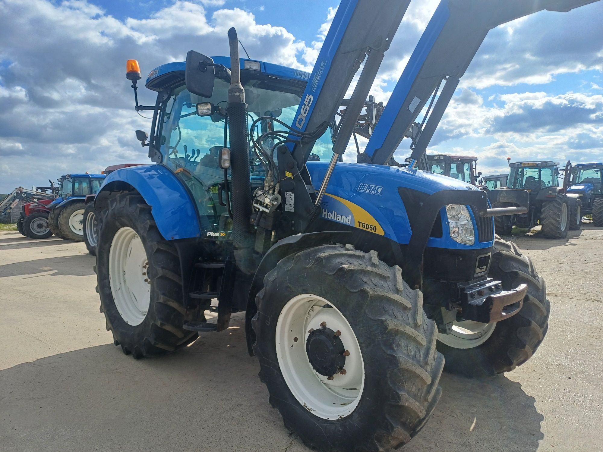 New Holland T6050 orginał ładowacz sprowadzony T6010 TS125 Case maxxum