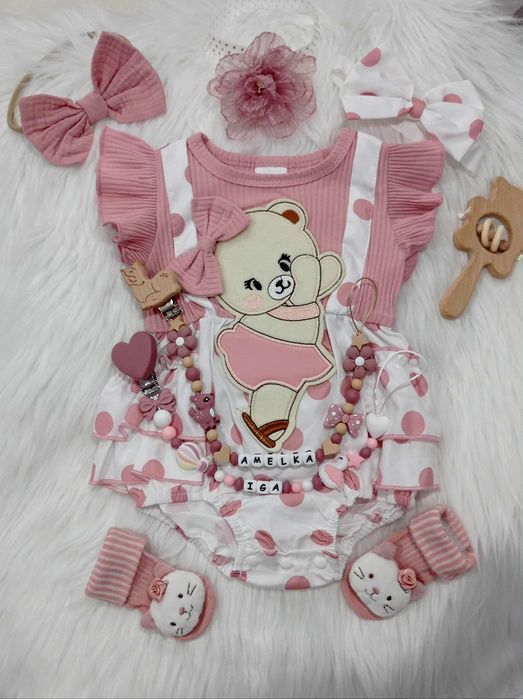 Zawieszka do smoczka prezent dla niemowlaka babyshower narodziny