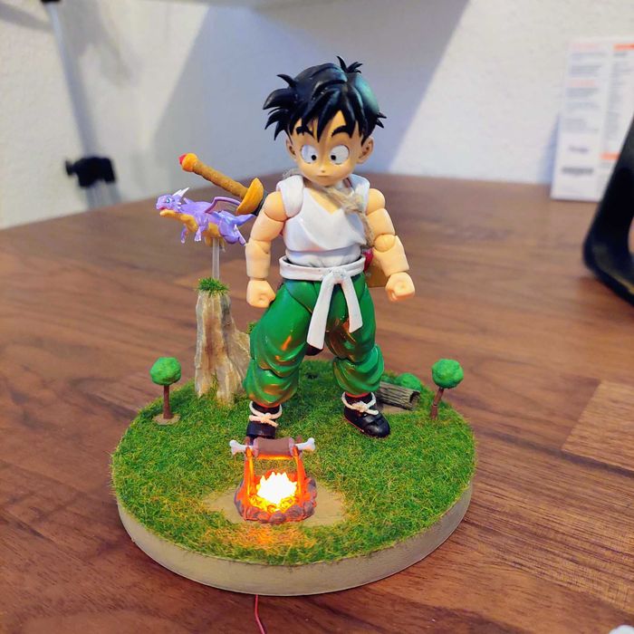Dragon Ball várias mini bases para S.H.Figuarts