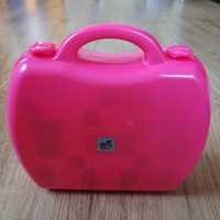 Różowy Kuferek walizka