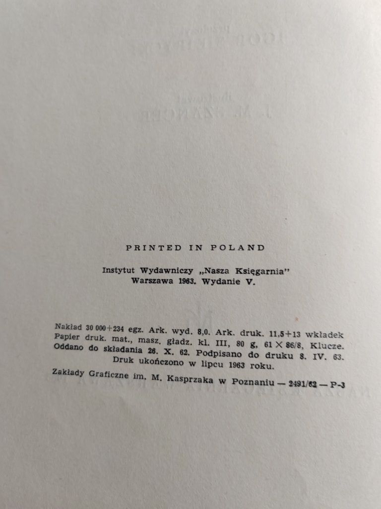 Książka prl Konik Garbusek 1963 rok Jan Marcin Szancer