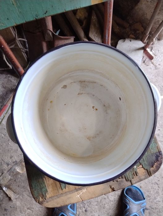 Кастрюля эмалированная 6 литровая