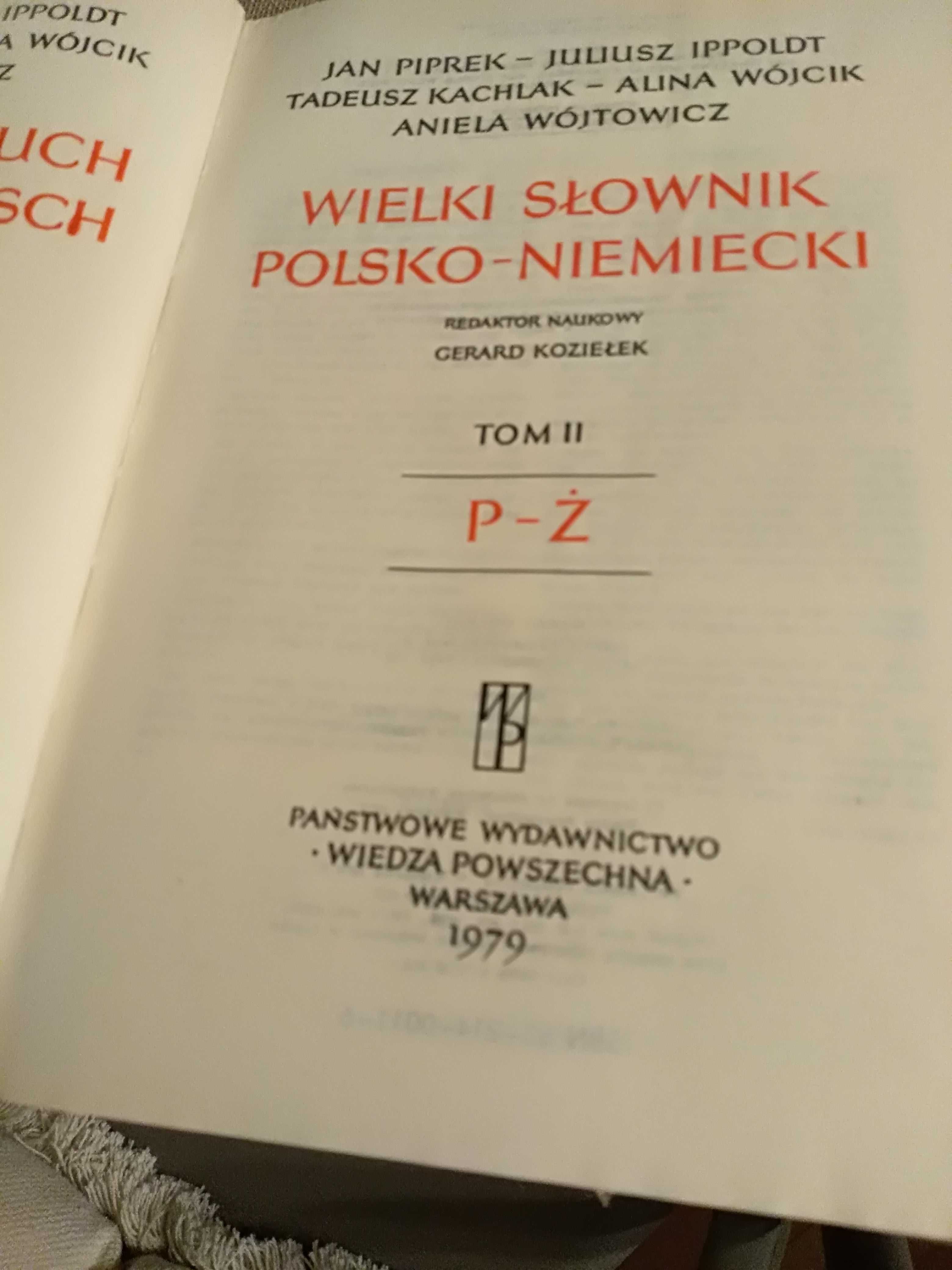 komplet słowników polsko-niemieckich, niemiecko-polskich