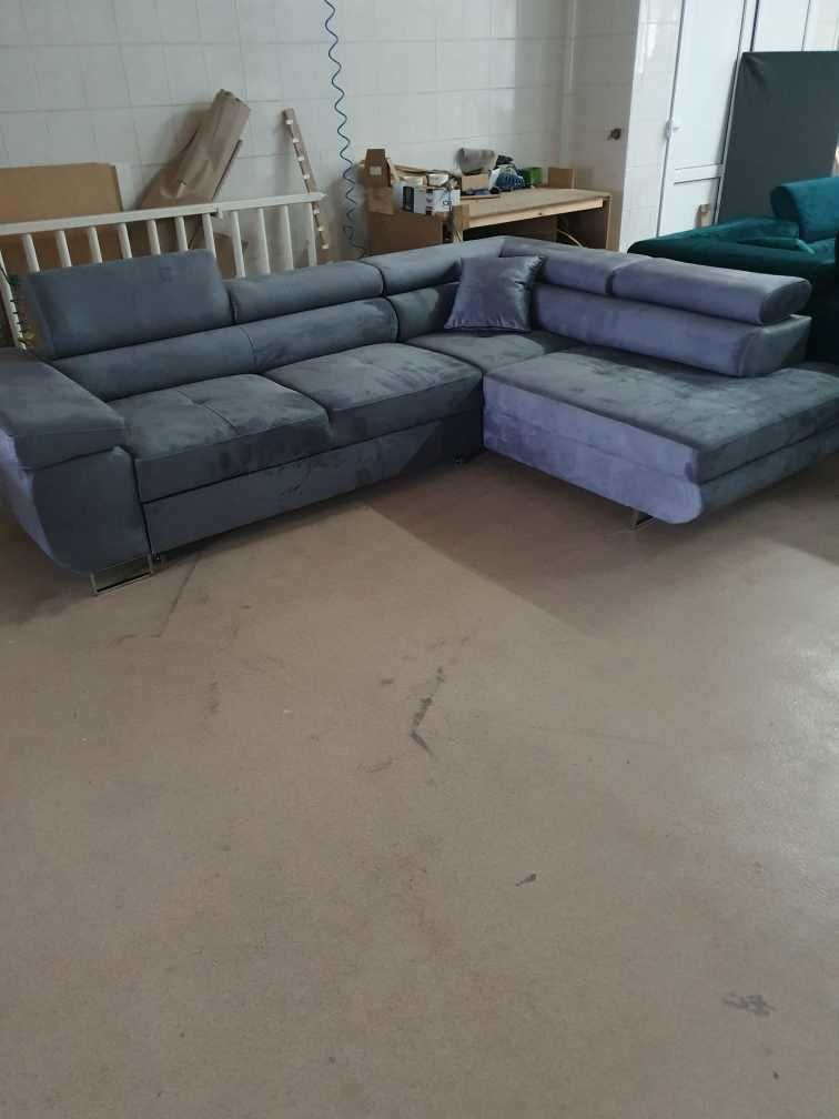 Narożnik NEAPOL ruchome zagłówki Promocja z 3150 na 2600zł!