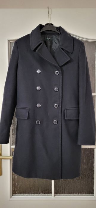 Płaszcz wełniany Benetton S/M