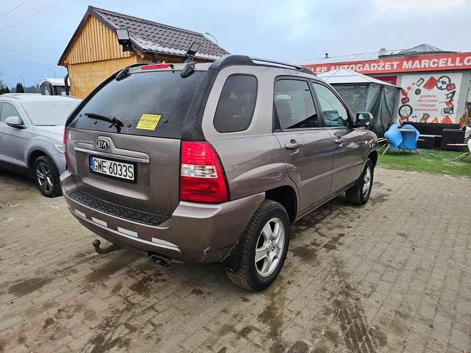 Kia Sportage 2008r/2.0 benzyna gaz/141KM/opłaty aktualne/hak/atest2032