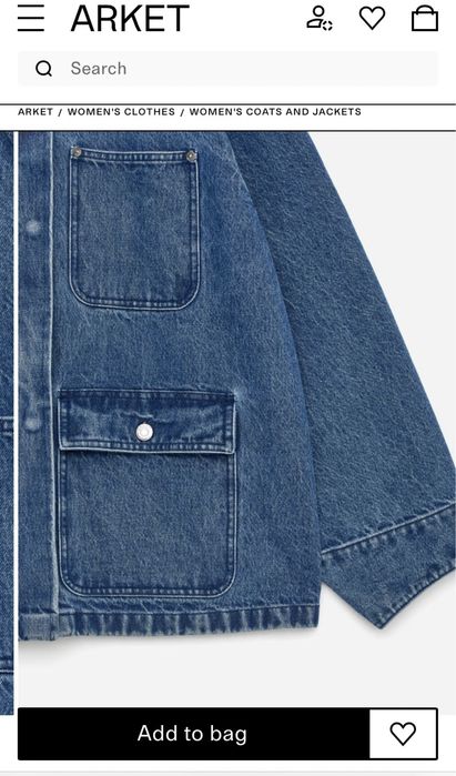 Джинсова куртка Arket