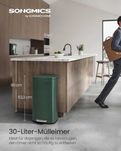Nowy kuchenny kosz na śmieci / śmietnik / 30L / SONGMICS !A606!