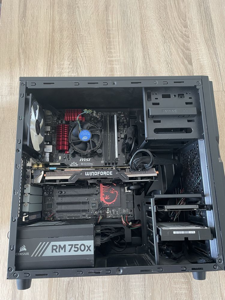 Komputer 4 x 3.2 GHZ, GTX 980Ti 6GB, 8GB RAM, SSD 256 GB + HDD 1 TB