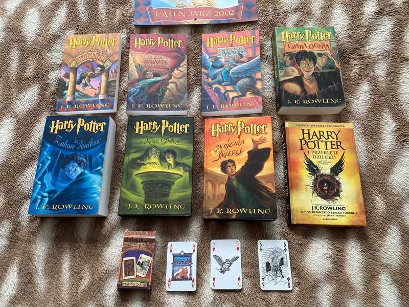 Kolekcja książek „Harry Potter” Pierwsze Wydanie (Tom 1-7), + Gratis
