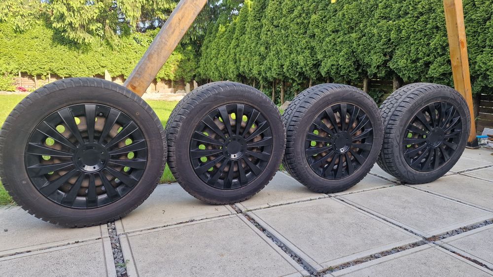 Felgi stalowe i opony zimowe MIRAGE MR-W562 205/55 R16 91 H - jak nowe