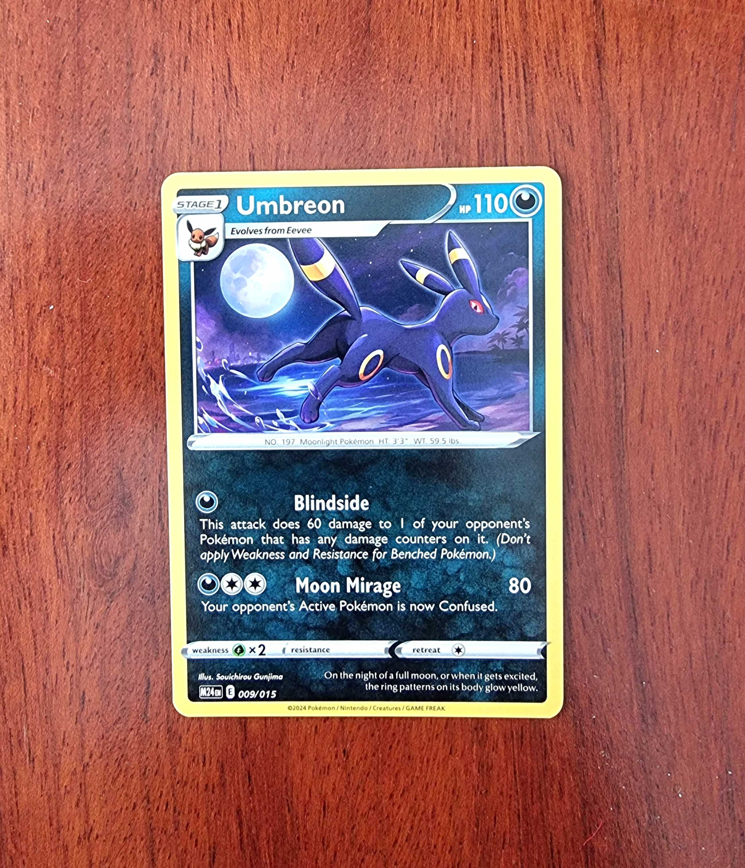 3 Cartas Pokémon - Charizard, Eevee e Umbreon