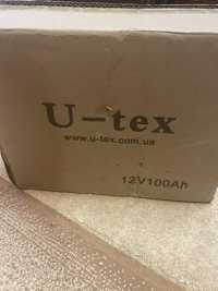 Аккумулятор U-Tex 12в 100 ам gel гелевий