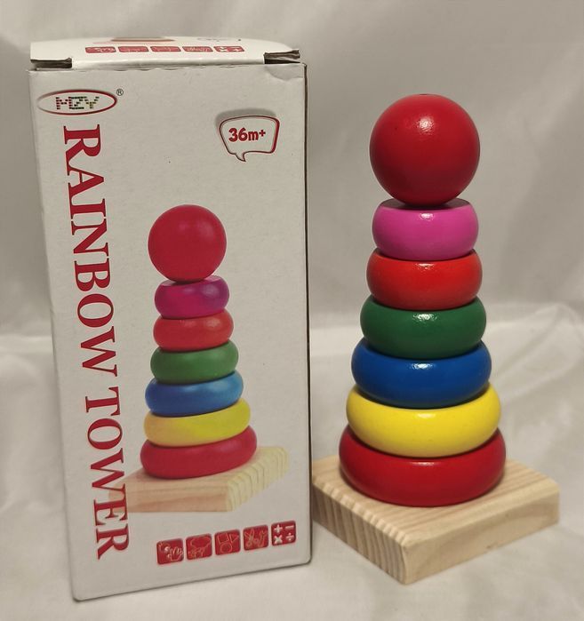 Wieża drewniana do układania