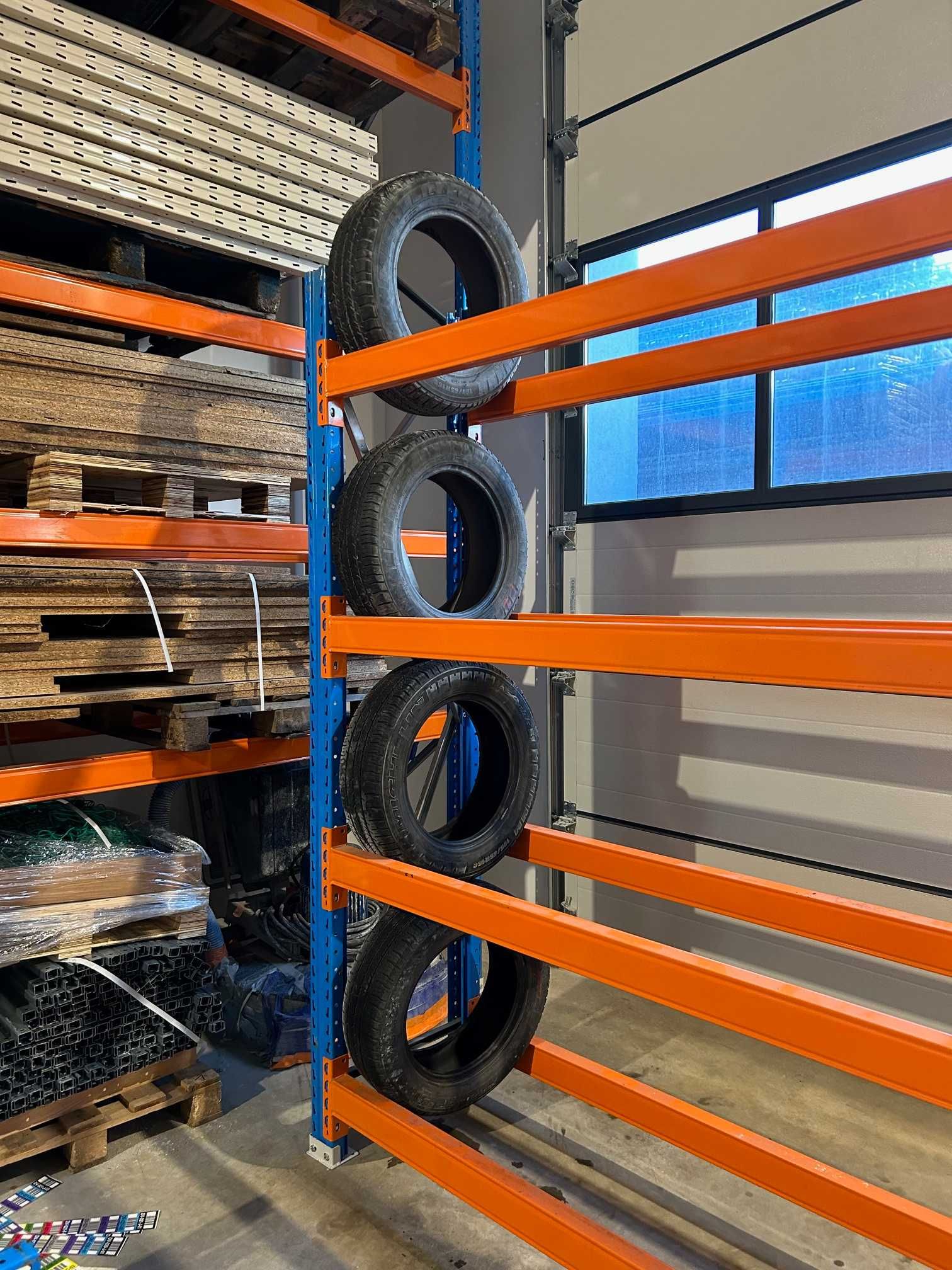 Regały regal magazynowe przemysłowe POD OPONY H=270cm magazyn hala