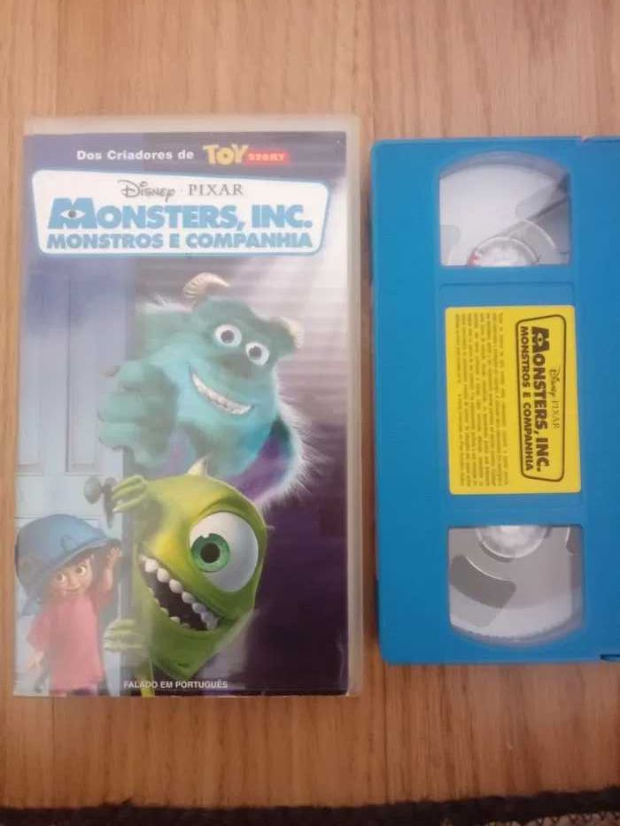 Cassetes VHS em ótimo estado