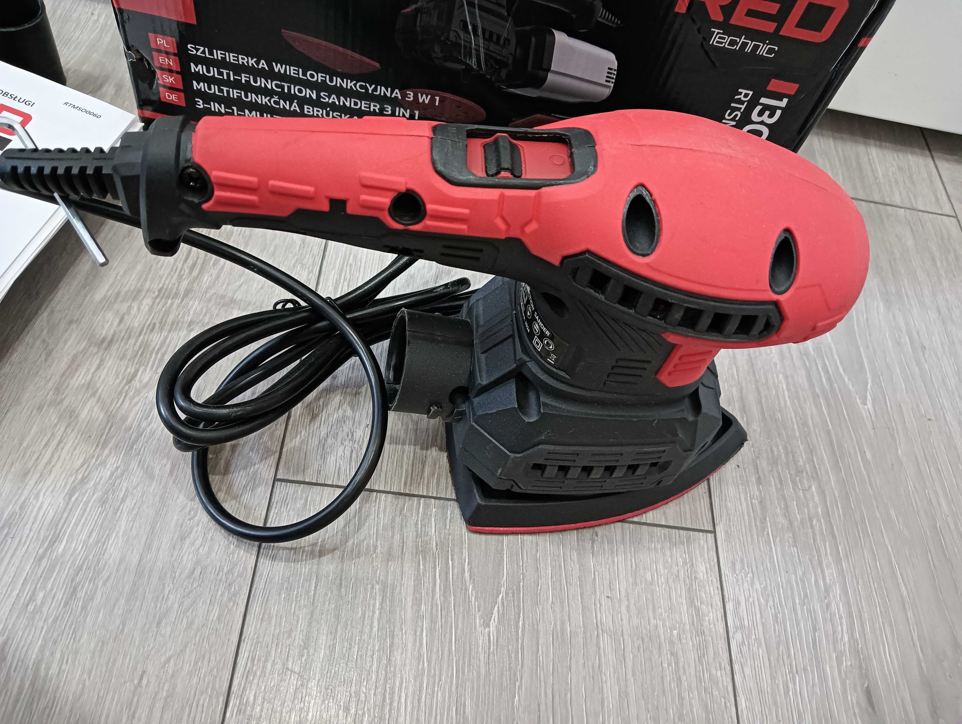 Szlifierka mimośrodowa sieciowe RED TECHNIC 1300 W 230 V