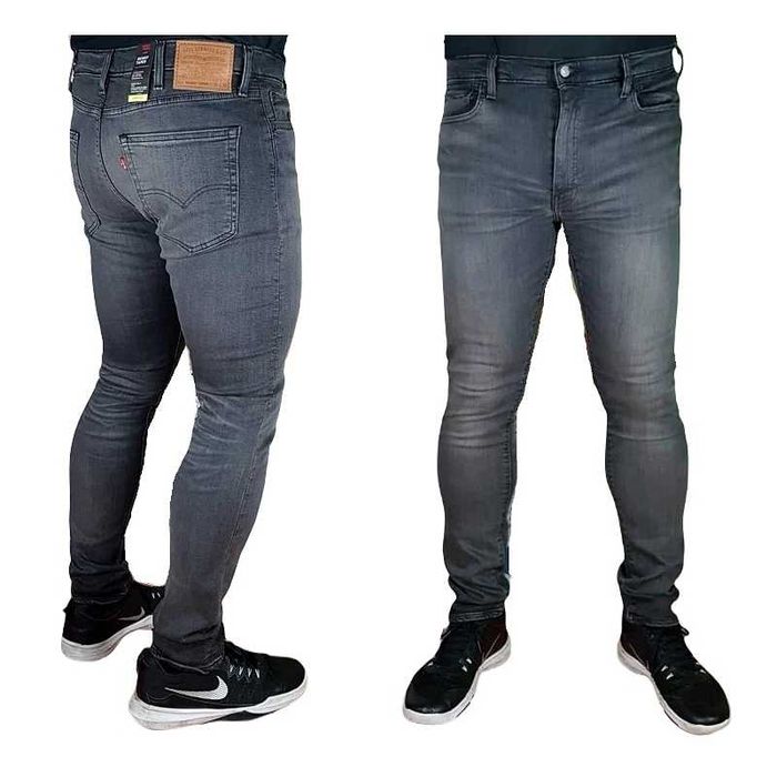 Męskie jeansy Levi's Skinny Taper -oryg. nowe Levis Flex rurki W33/L34