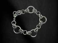 Bransoletka chainmail ze stali chirurgicznej – regulowana
