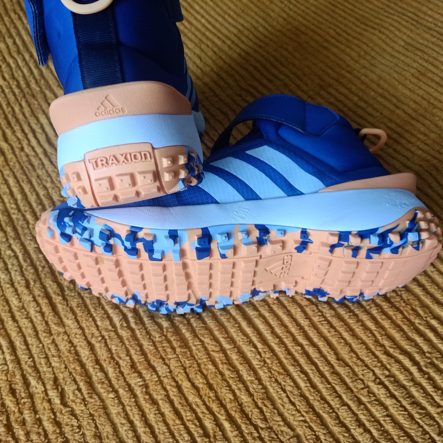Adidas Sneakersy Fortatrail Shoes Kids, Niebieski, rozmiar 37,5