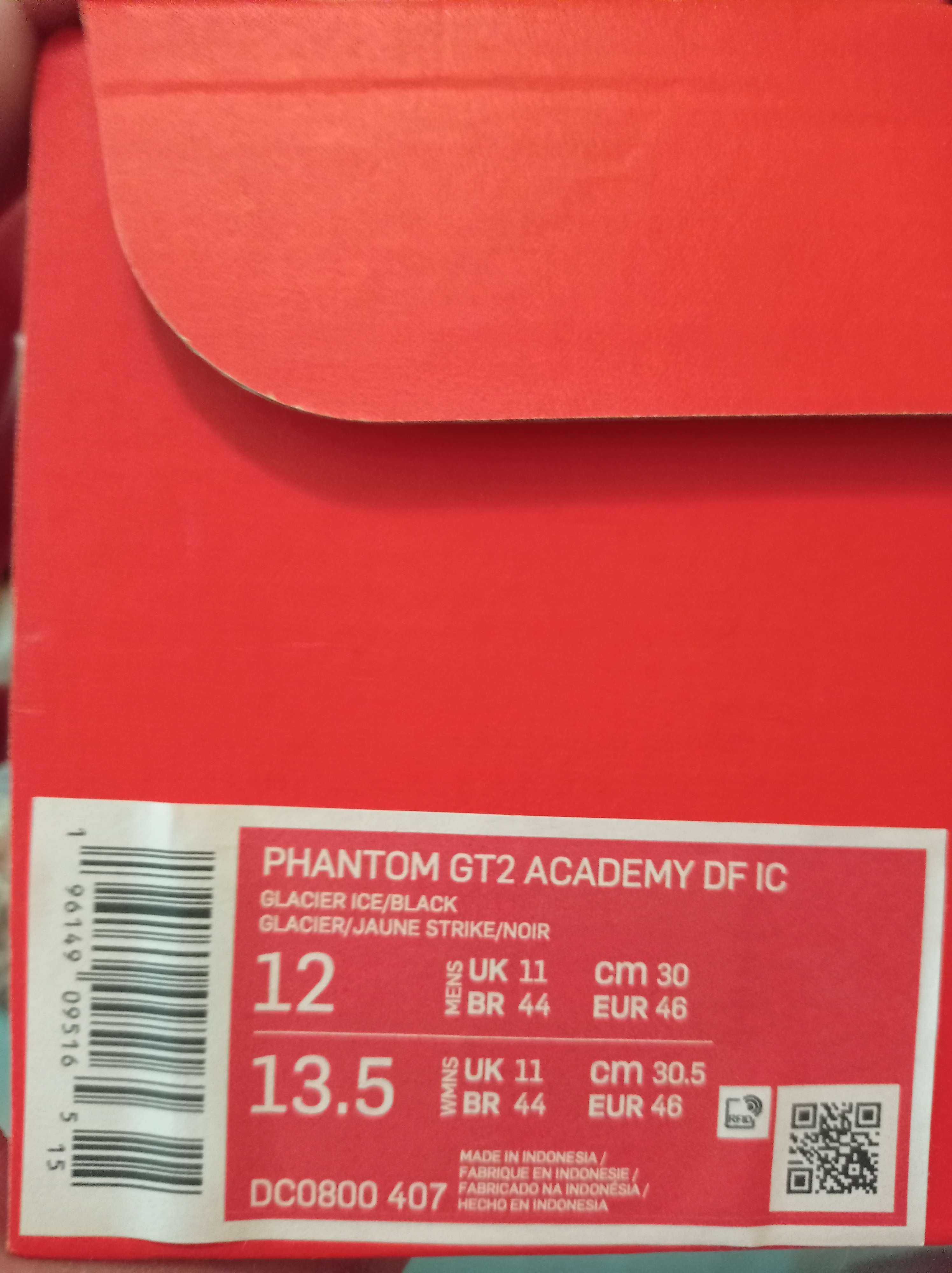 [Nowe] Buty halowe Nike Phantom GT2 Academy [Glacier Ice/Black]
