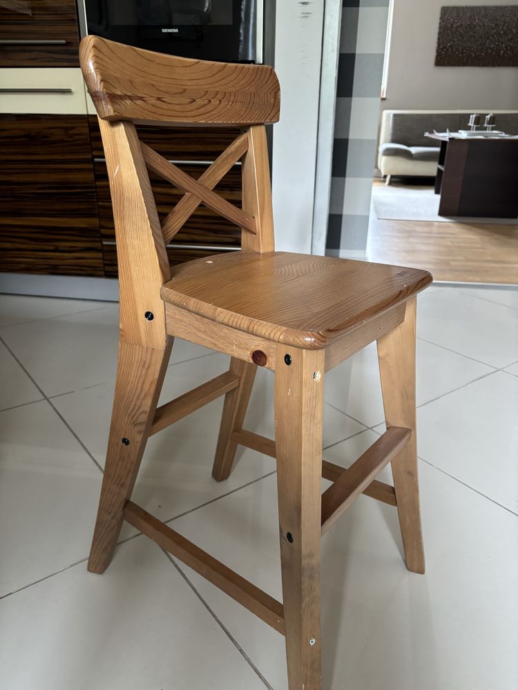Krzesełko do stolu dla dzieci  ikea