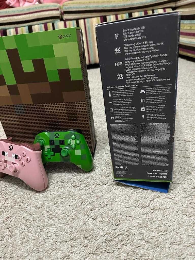 Xbox One S Minecraft Edição Limitada