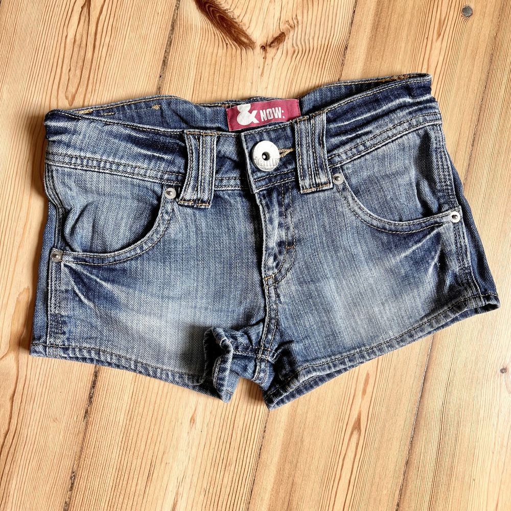 Spodenki jeans H&M szorty koszulka KappAhl r. 134 8-9 lat Dziewczęce