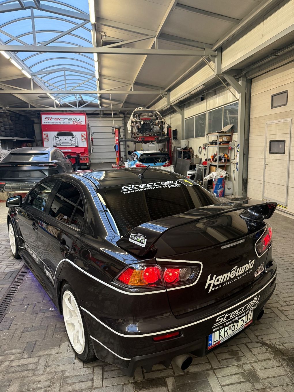 Mitsubishi Lancer Evolution Mitsubishi Lancer EVO X by Stec Rally Rent