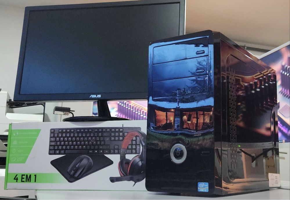 Computador + Monitor e periféricos