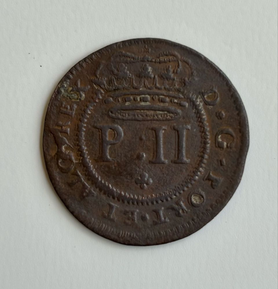Moeda de III Reis 1699 D. Pedro II