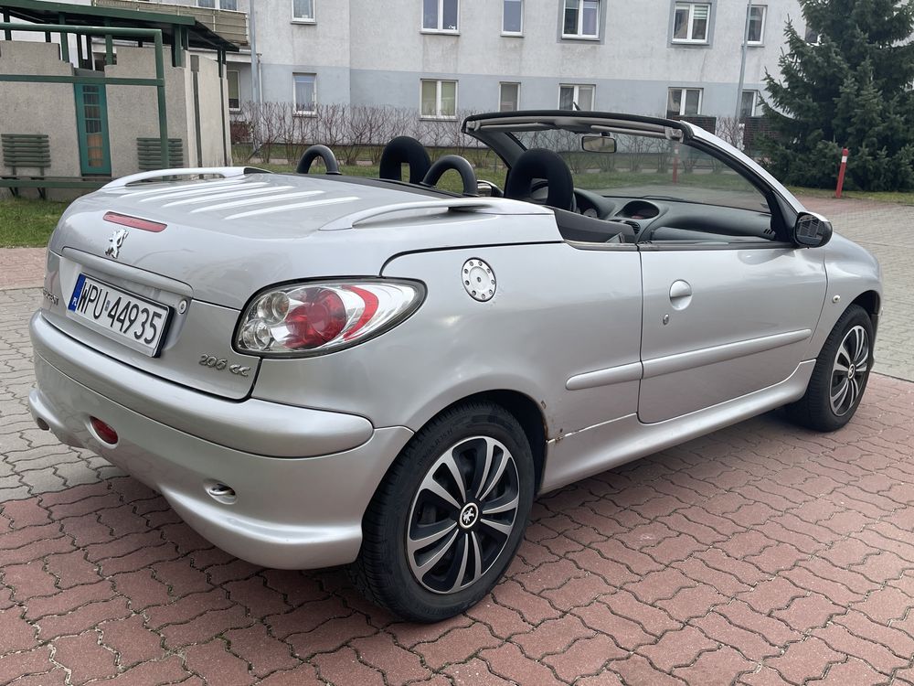 Peugeot 206cc 1.6 beznyzna w pełni sprawny po przeglądzie