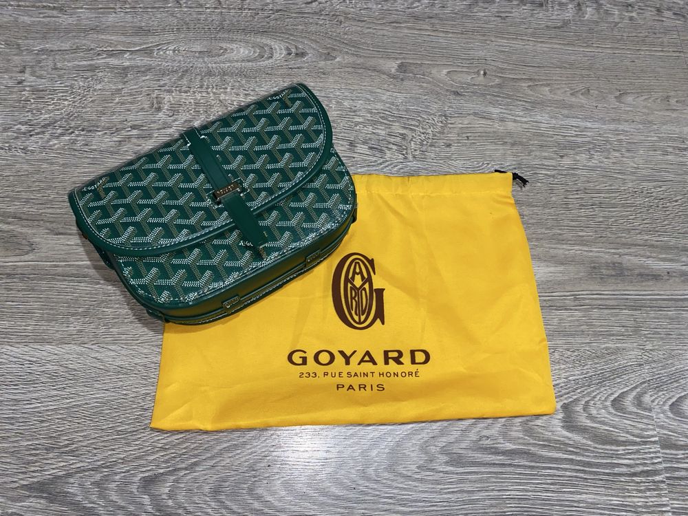 Зелена сумка Goyard