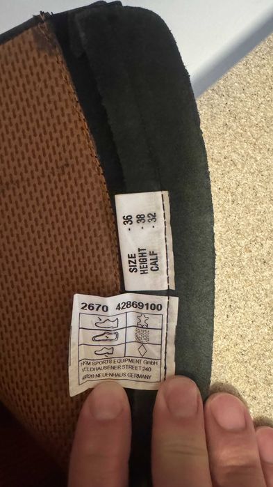 Шкіряні чоботи для верхової їзди HKM (Німеччина)