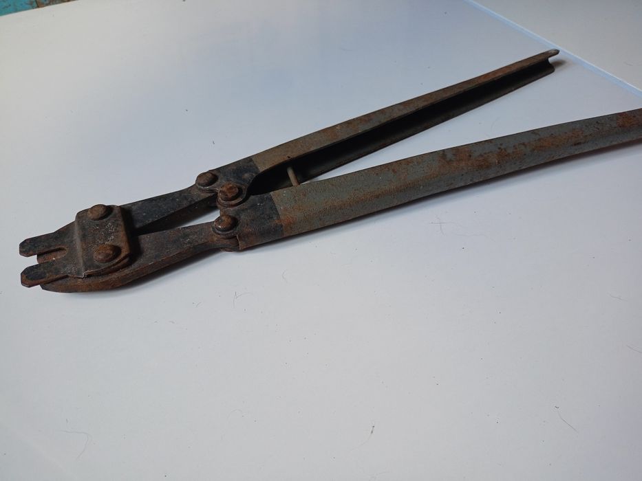 Stare nożyce do cięcia drutu duże 48,8 cm