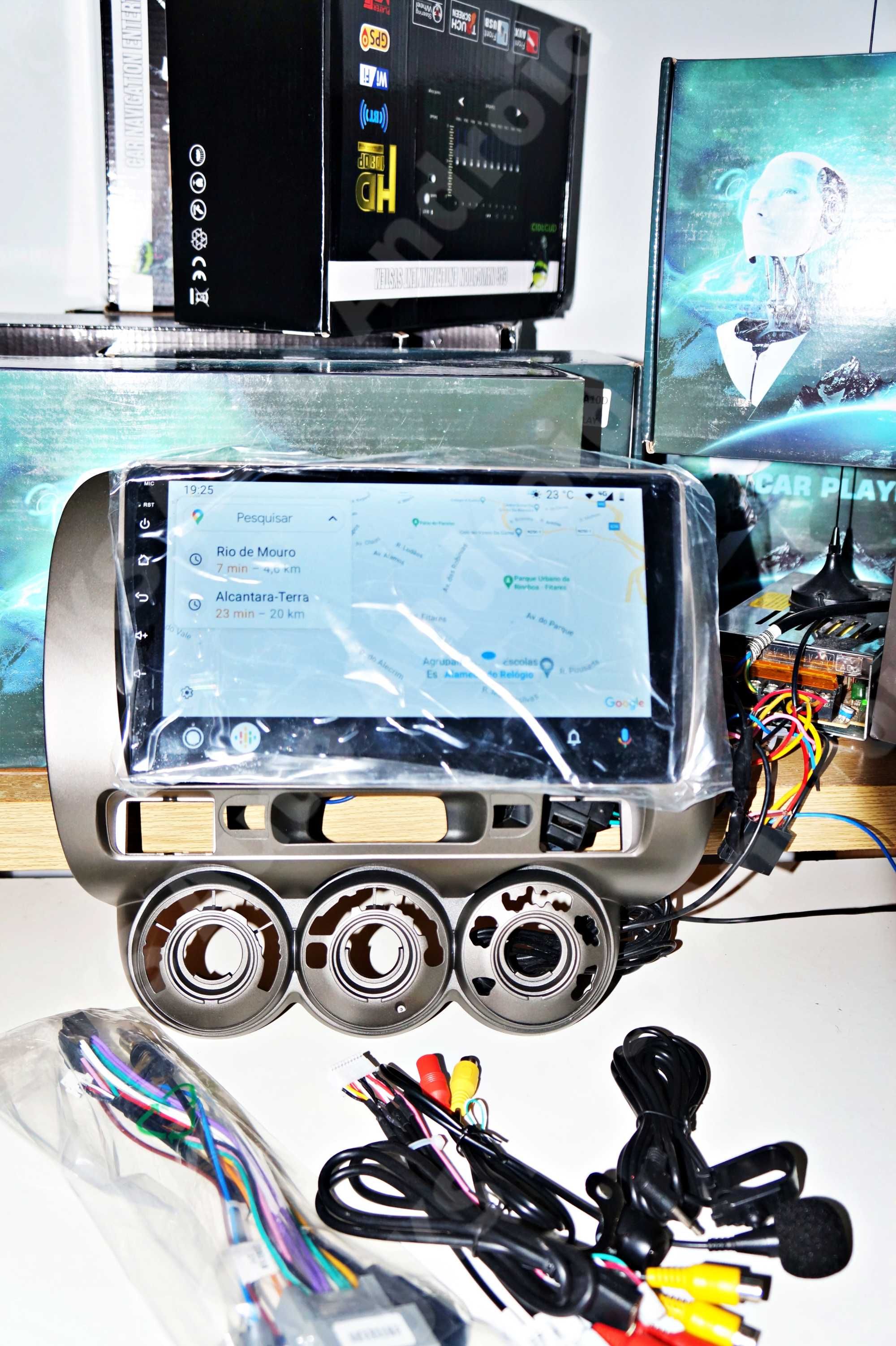 Auto Radio Para Honda Jazz/City Android 10-GPS Wifi Camera Traseira