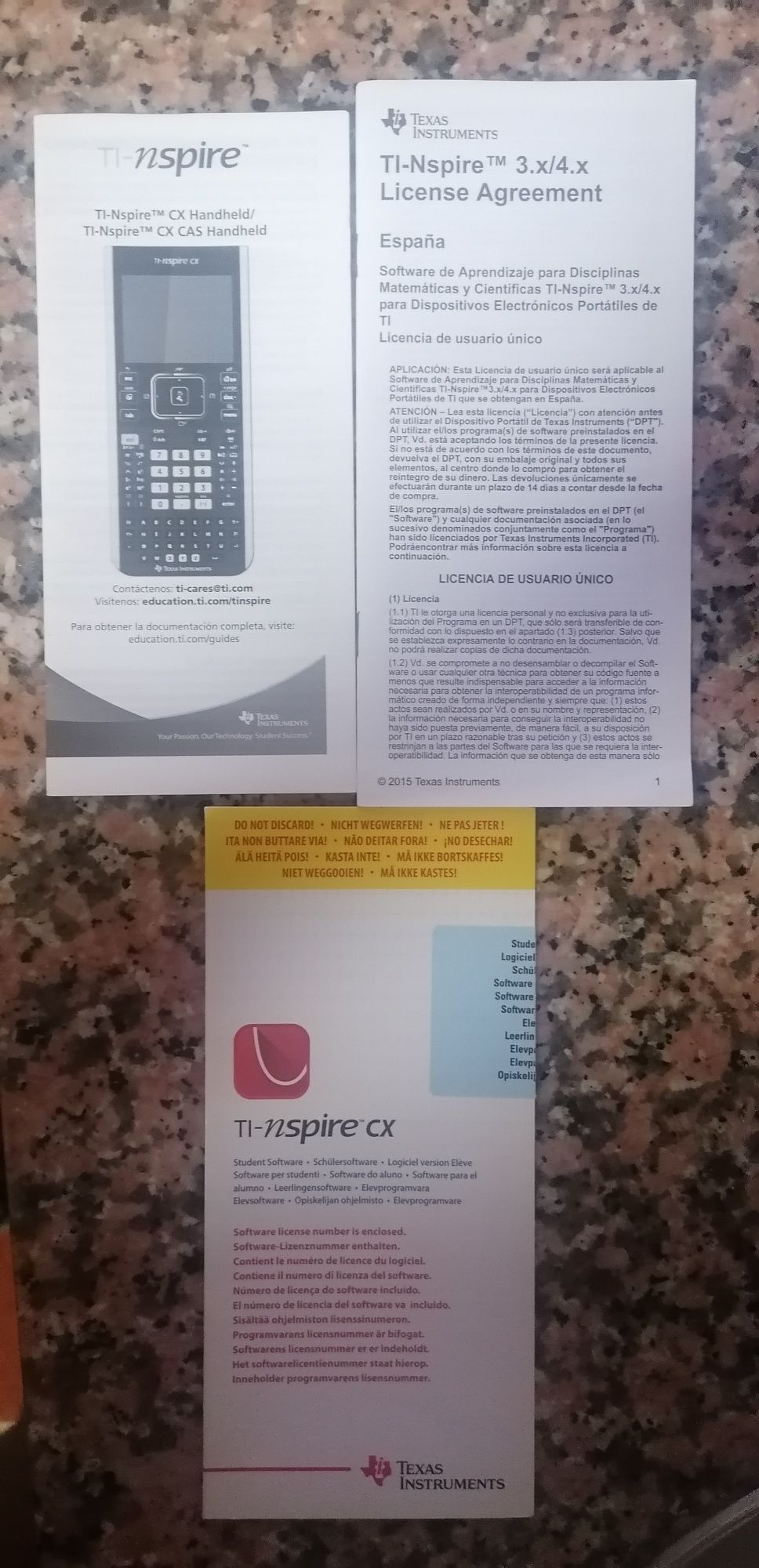 Calculadora gráfica TI-NSPIRE CX