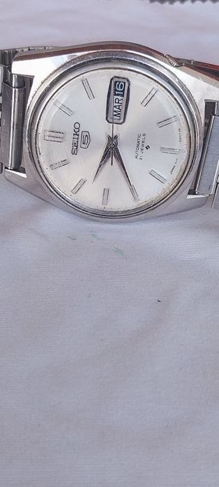 Relógio marca Seiko 5, 21 Jewels 6119, 017888 Japan A, automático