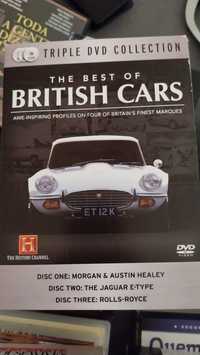 DVDs sobre carros britânicos. Em inglês.