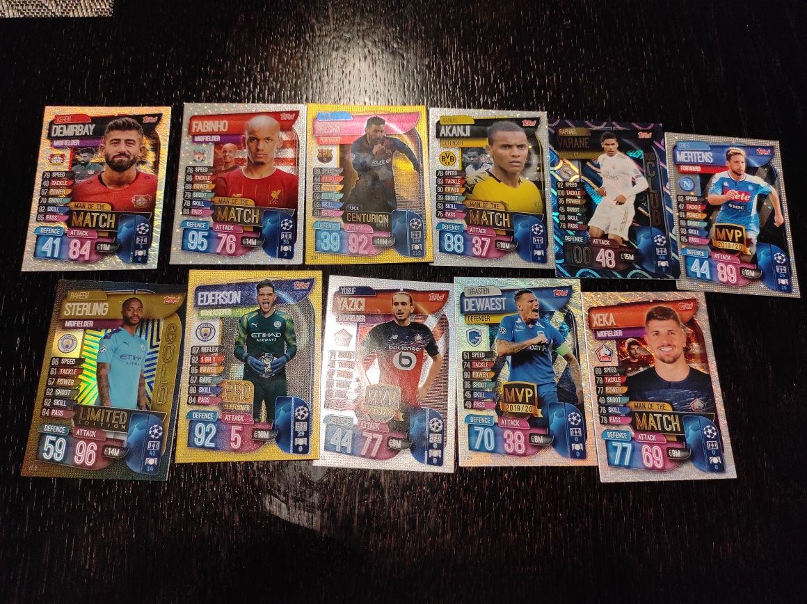 Karty topps MATCH ATTAX