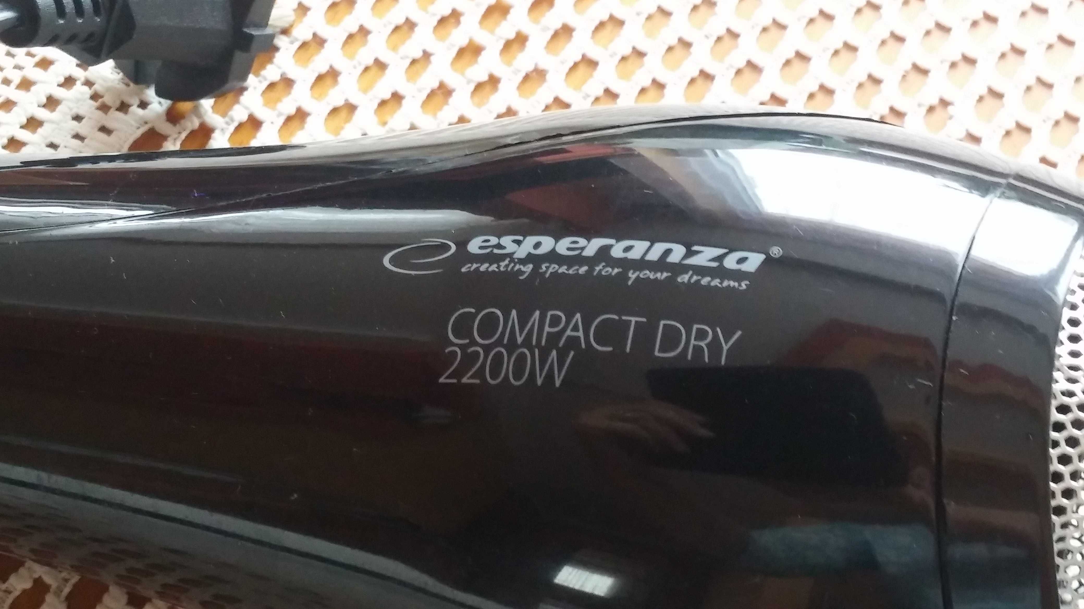 Suszarka do włosów Esperanza Compact DRY 2200W - sprawna !!