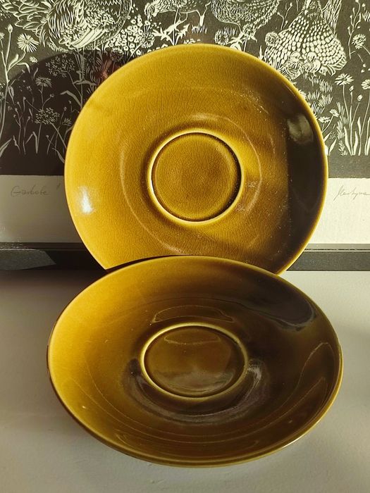 Dwie filiżanki porcelana Colditz GDR PRL