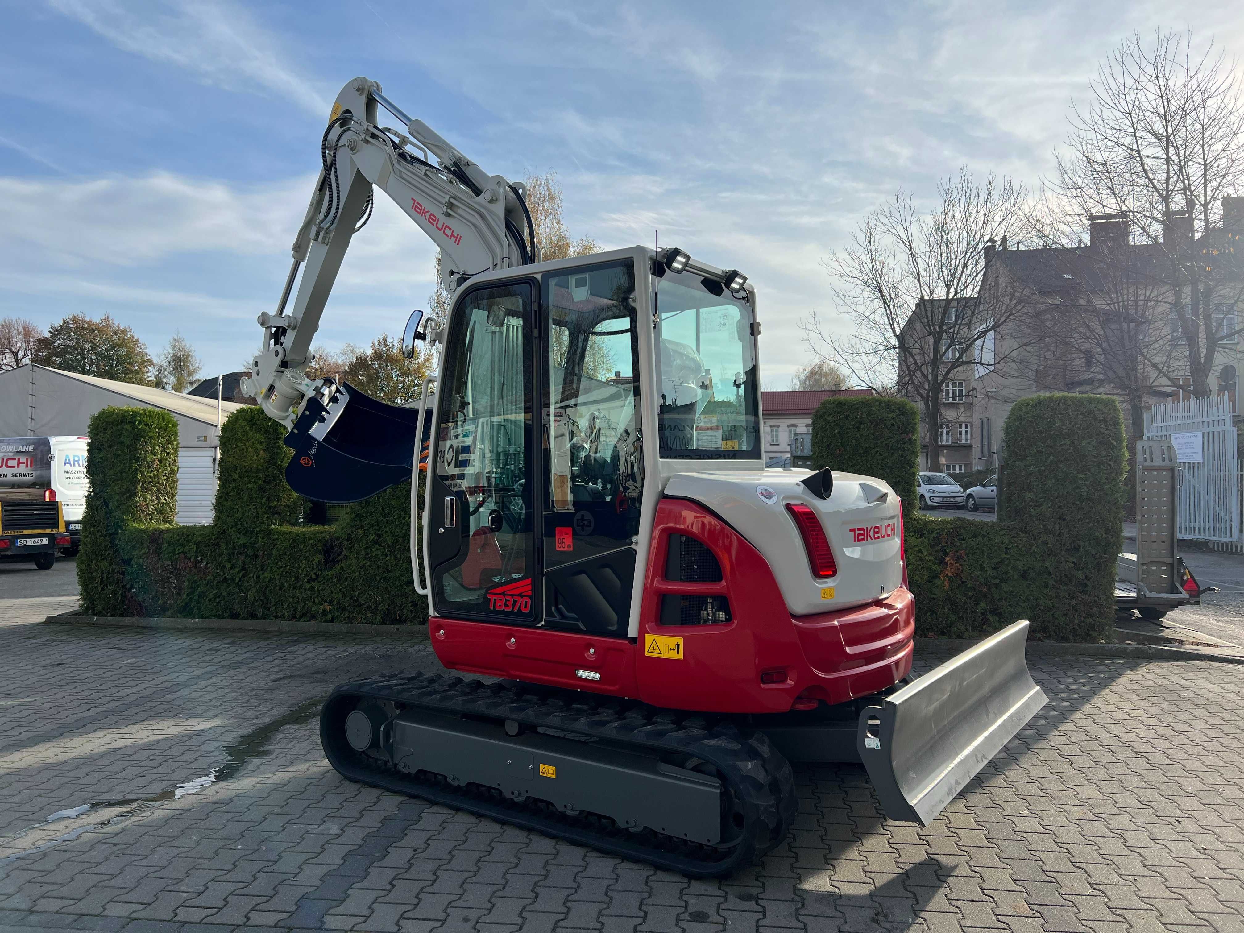 Koparka Takeuchi TB370 CV [7 ton] - najbogatsza wersja V3!