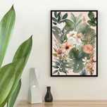 Plakat bukiet botaniczny do salonu/ sypialni - 30x40cm